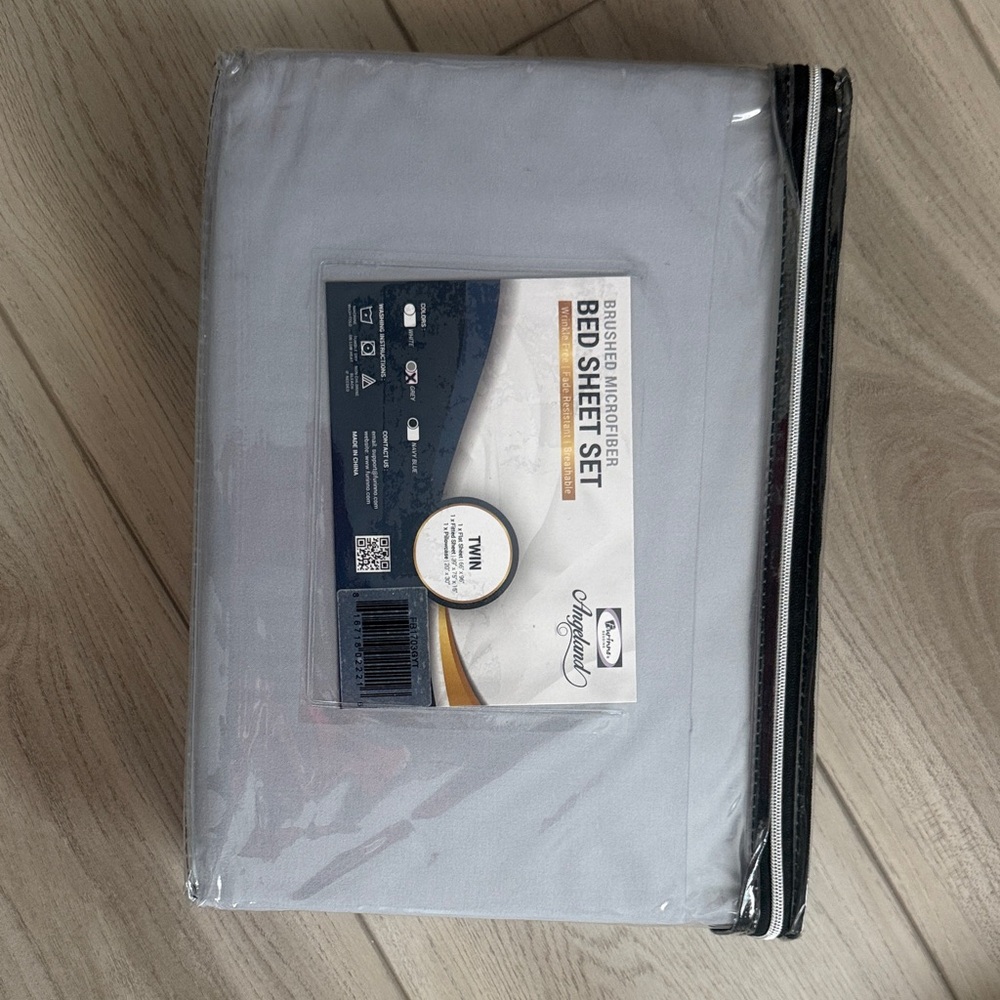Home Collection Gray Bed Sheet Set
